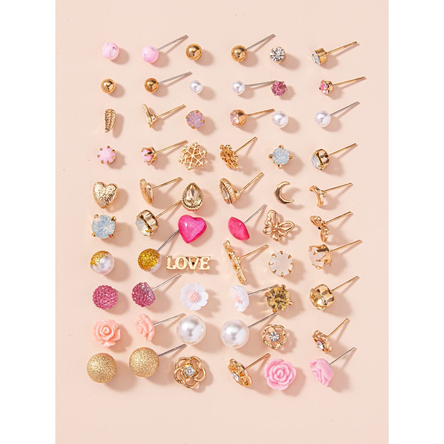 Shining Diva Fashion 30 Pairs Combo Set Latest Stylish Earrings for Women and Girls (14780er)