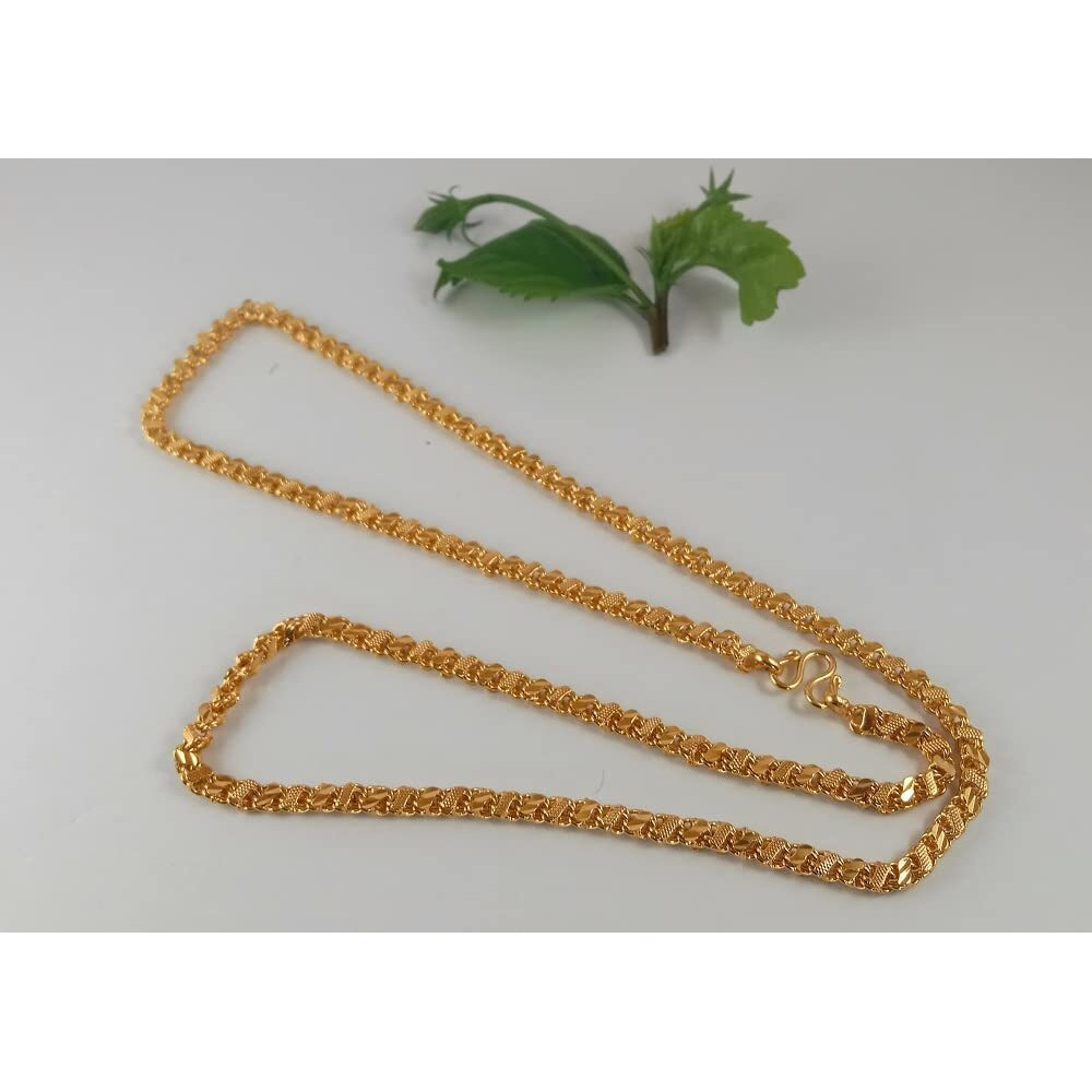 CUTE GOLD One Gram Gold Plated Fashion Jewellery Traditional Covering Muruku Thali Saradu Chain for Women & Girls