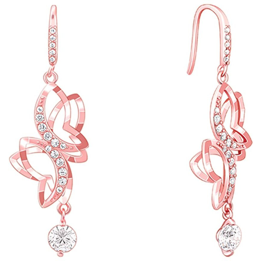 GIVA 925 Silver Rose Gold Shining Butterfly Earrings|Gifts For Girlfriend,Rakshabandhan Gift For Sister Bhabhi,Gifts For Women&Girls|With Certificate Of Authenticity And 925 Stamp|6 Month Warranty*
