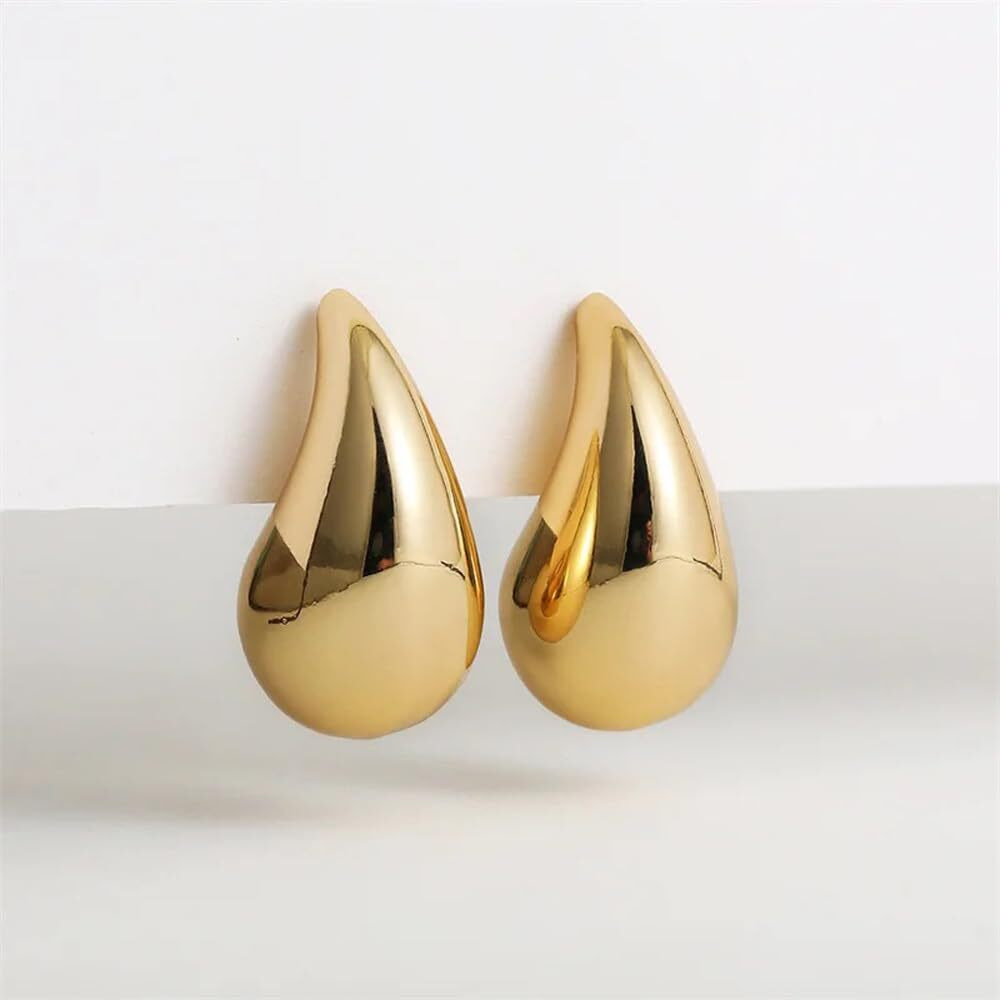 Shining Diva Fashion Latest Stylish Western Earrings for Women Girls (15819er) (Gold)
