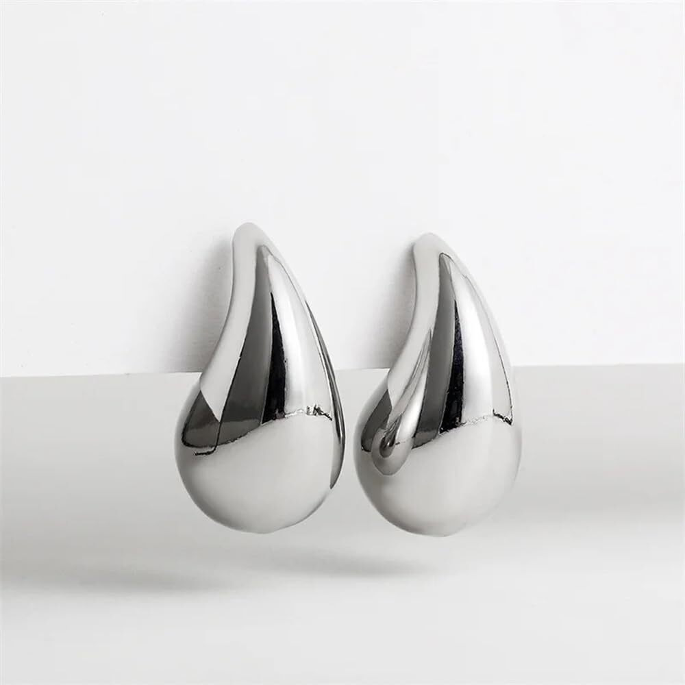 Shining Diva Fashion Latest Stylish Western Earrings for Women Girls (15818er) (Silver)