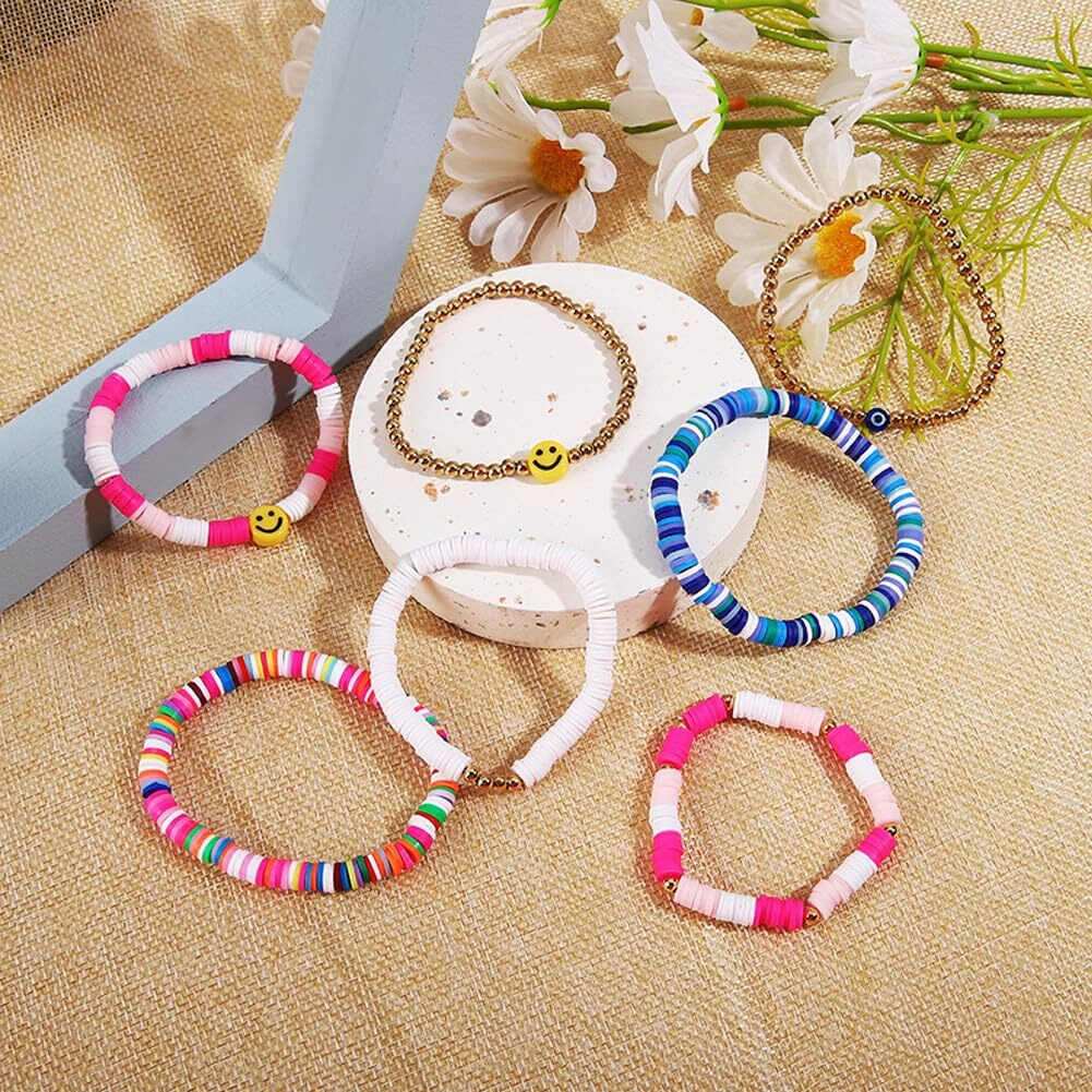 Shining Diva Fashion Latest Stylish Multilayer handmade Bracelet for Women Girls kids (15878b)(Multicolor)