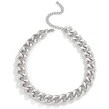 YouBella Jewellery for Women Pendant Necklace for Women & Girls (Silver)
