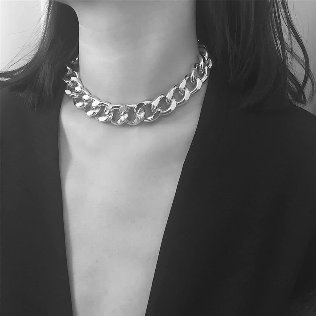 YouBella Jewellery for Women Pendant Necklace for Women & Girls (Silver)