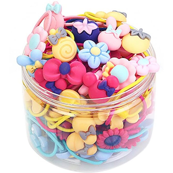 Shining Diva Fashion 70 pcs Combo Elastic Hair Bands Ties Accessories for Kids Baby Girls Women (14968hb)