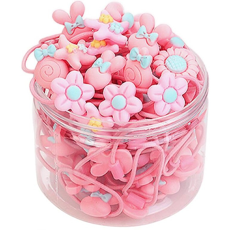Shining Diva Fashion 70 pcs Combo Elastic Hair Bands Ties Accessories for Kids Baby Girls Women (15077hb)