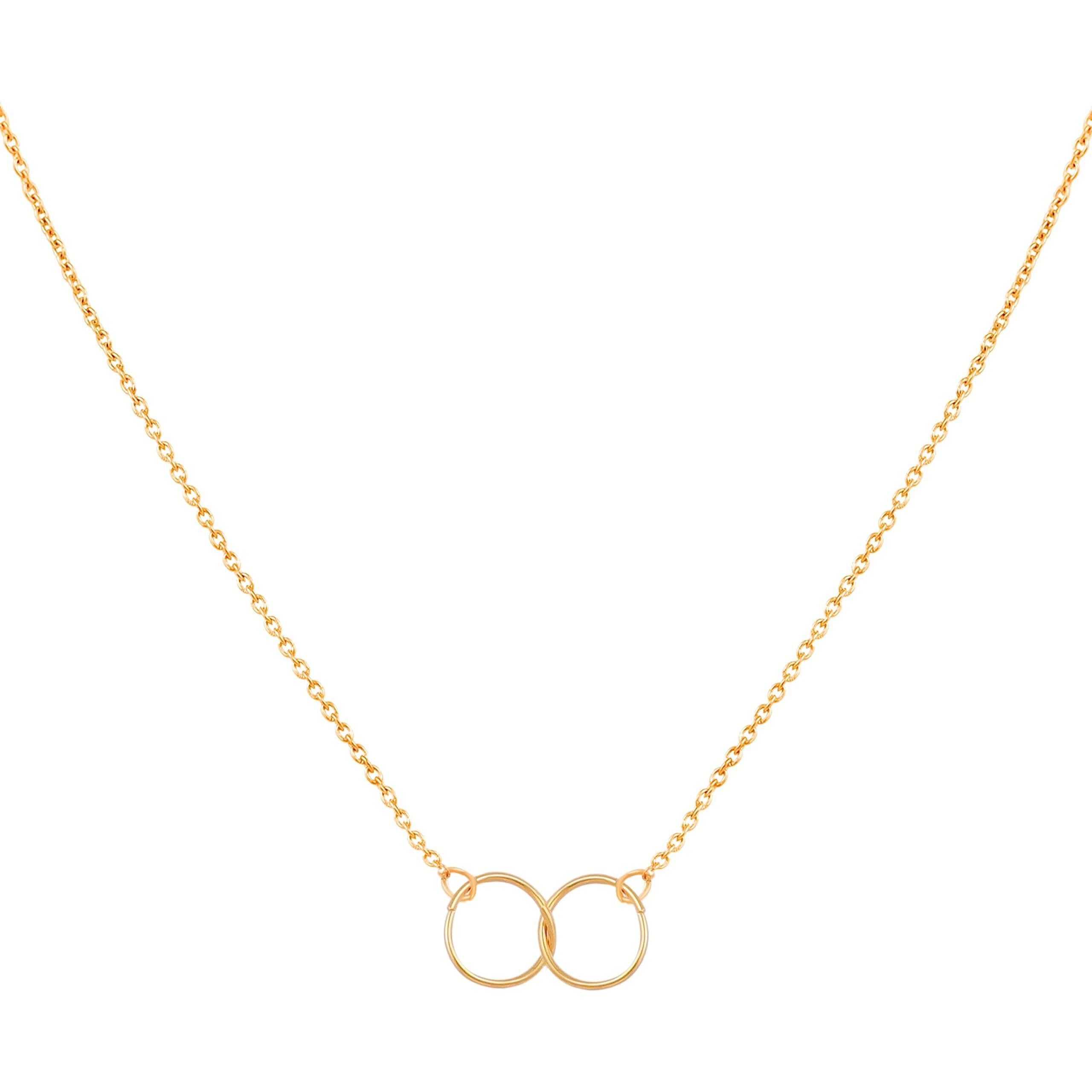 Fashion Frill Exclusive Pendant For Girls Infinite/Infinity Gold Plated Chain Necklace For Women Girls Womens Jewellery Gift For Anniversary Stylish Pendant (Contemporary)
