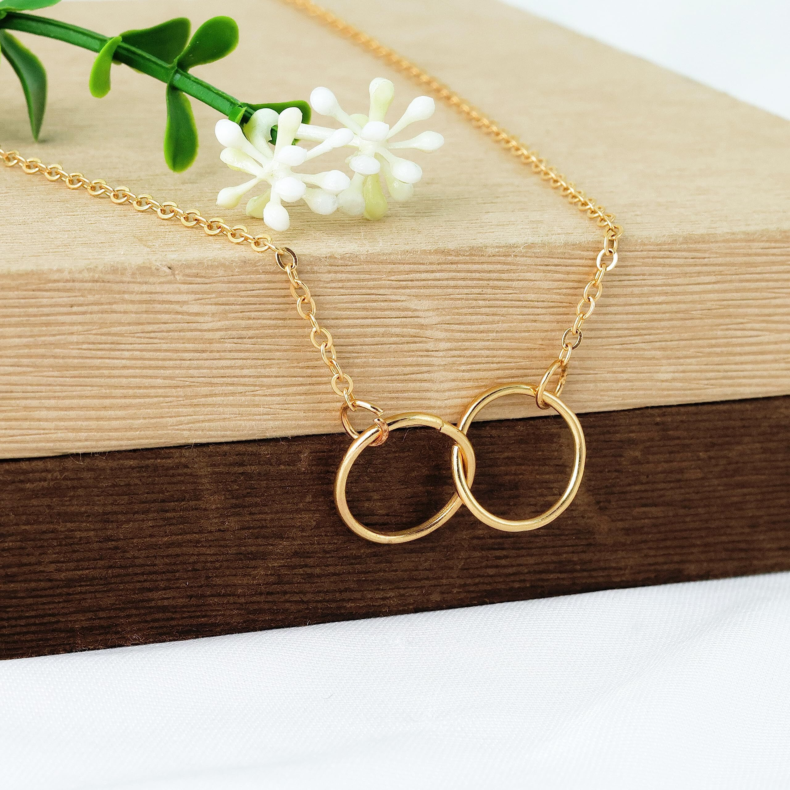 Fashion Frill Exclusive Pendant For Girls Infinite/Infinity Gold Plated Chain Necklace For Women Girls Womens Jewellery Gift For Anniversary Stylish Pendant (Contemporary)