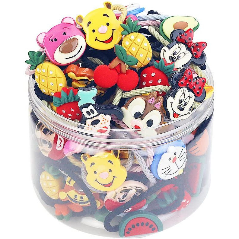 Shining Diva Fashion 30 pcs Combo Elastic Hair Bands Ties Accessories for Kids Baby Girls Women (14745hb)