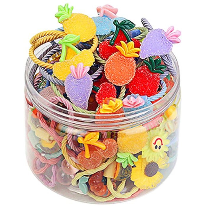 Shining Diva Fashion 30 pcs Combo Elastic Hair Bands Ties Accessories for Kids Baby Girls Women (14991hb)