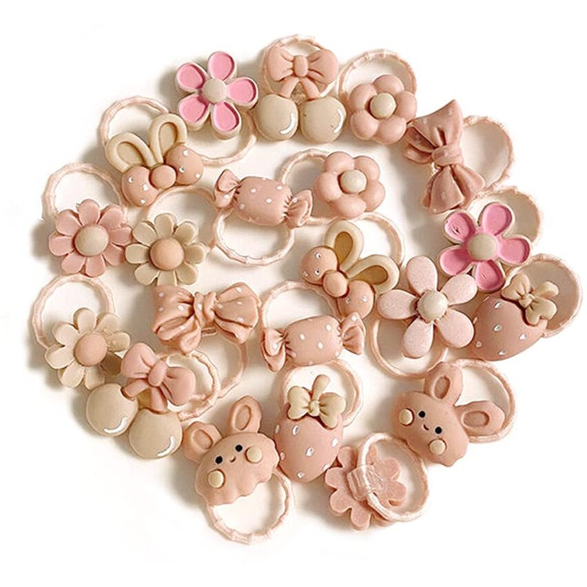 Shining Diva Fashion 20 pcs Combo Elastic Hair Bands Ties Accessories for Kids Baby Girls Women (14648hb)