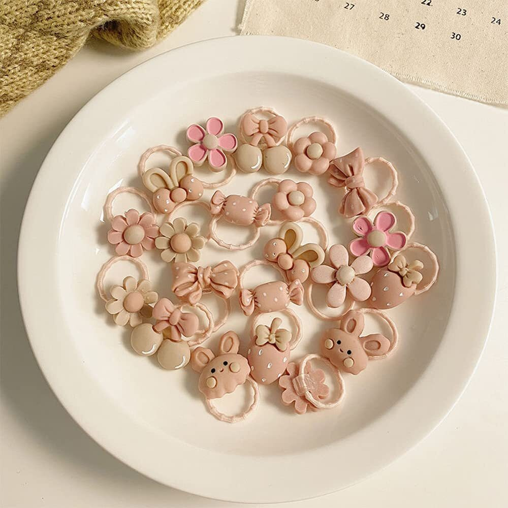 Shining Diva Fashion 20 pcs Combo Elastic Hair Bands Ties Accessories for Kids Baby Girls Women (14648hb)