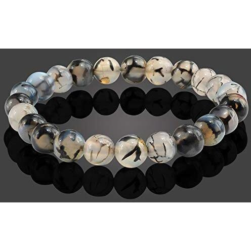 Hot And Bold Natural Tourmaline Quartz Reiki Feng-Shui Crystal Gem Stone Beads Bracelets For Women