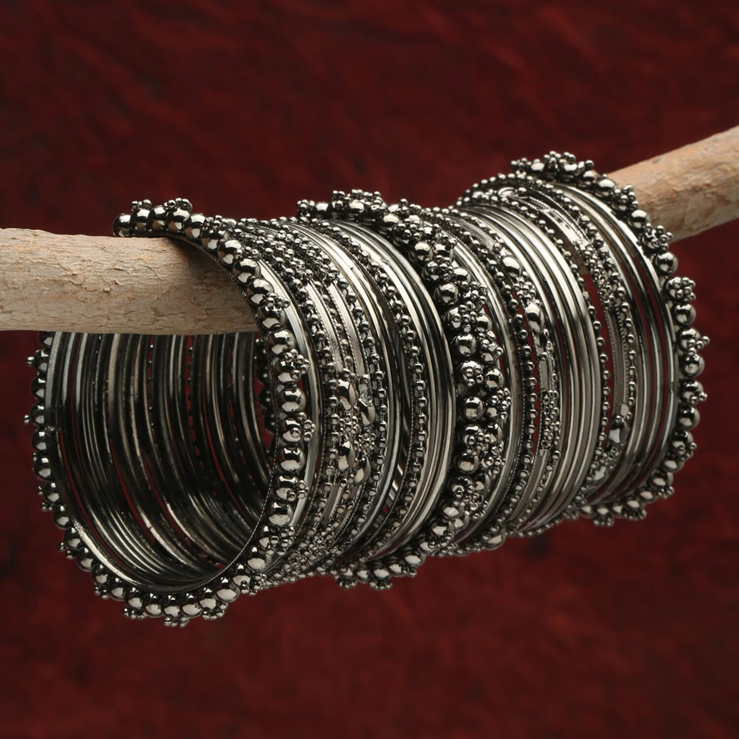 Shining Diva Fashion Set of 40 Latest Traditional Bangles for Women (rrsd14026b_2.4)