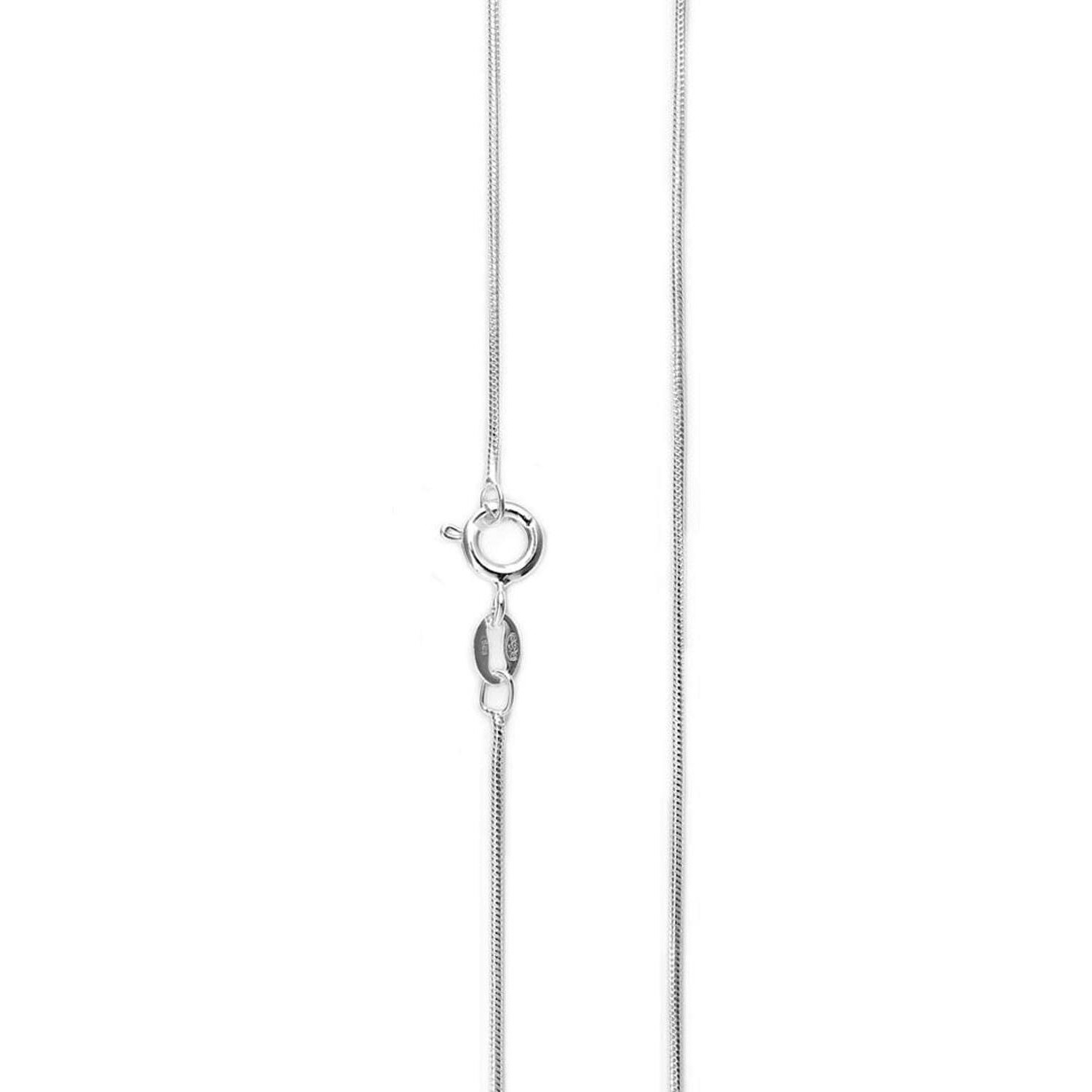 I JUELS  LIVE THE EMOTIONS Pure 925 Sterling Silver 20 inch Italian Silver Snake Chain For Girls/Women. IJSC009