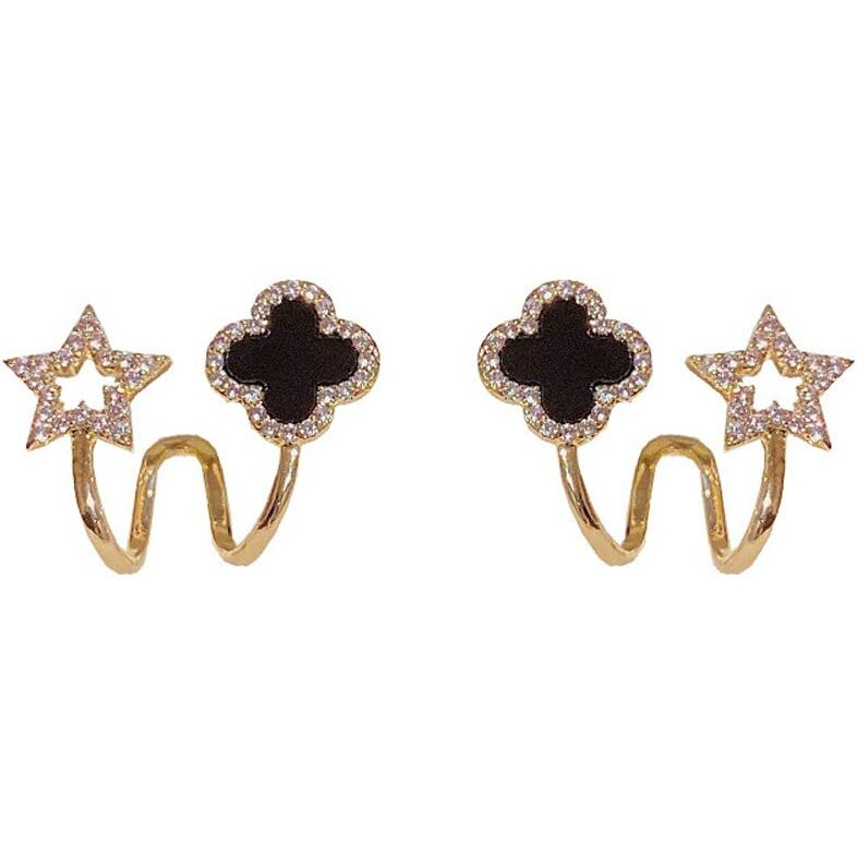 Shining Diva Fashion Latest Stylish Gold Plated Stud Earrings for Women and Girls (14723er)