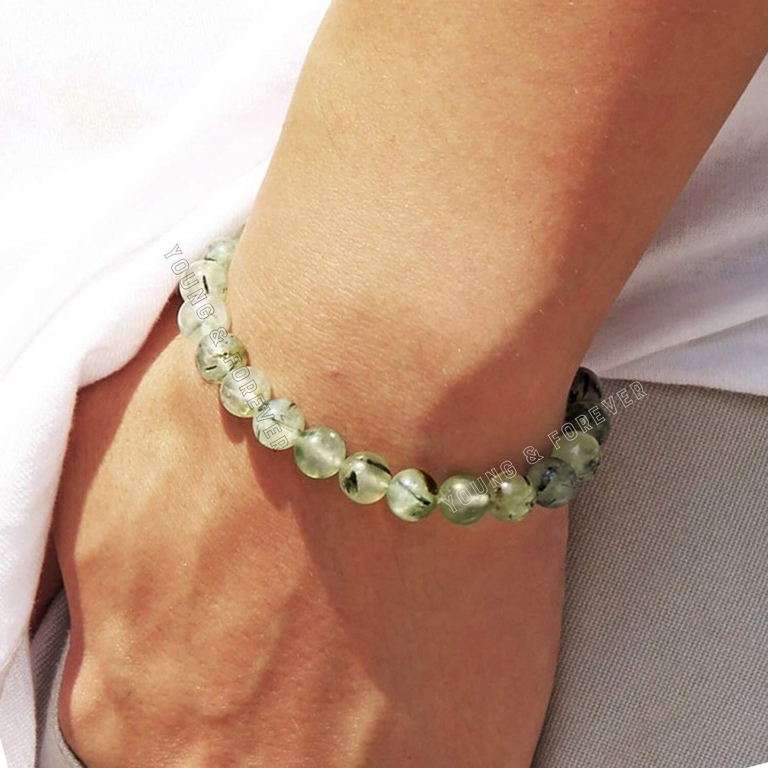 Young & Forever Gift Bracelet for Unisex Adult (Green)