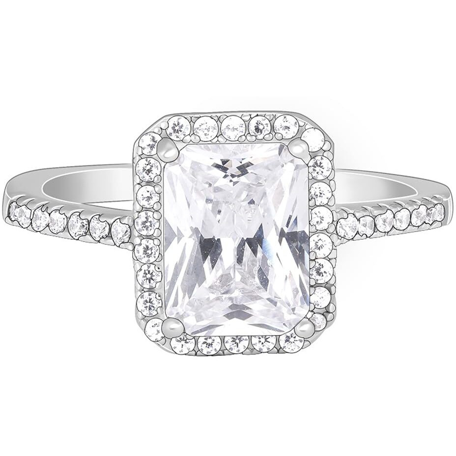 GIVA 925 Silver Zircon Soul of Love Ring, Adjustable | Rakhi Rakshabandhan Gift for Sister Bhabhi, Gifts for Women & Girls | With Certificate of Authenticity and 925 Stamp | 6 Months Warranty*