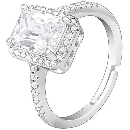 GIVA 925 Silver Zircon Soul of Love Ring, Adjustable | Rakhi Rakshabandhan Gift for Sister Bhabhi, Gifts for Women & Girls | With Certificate of Authenticity and 925 Stamp | 6 Months Warranty*