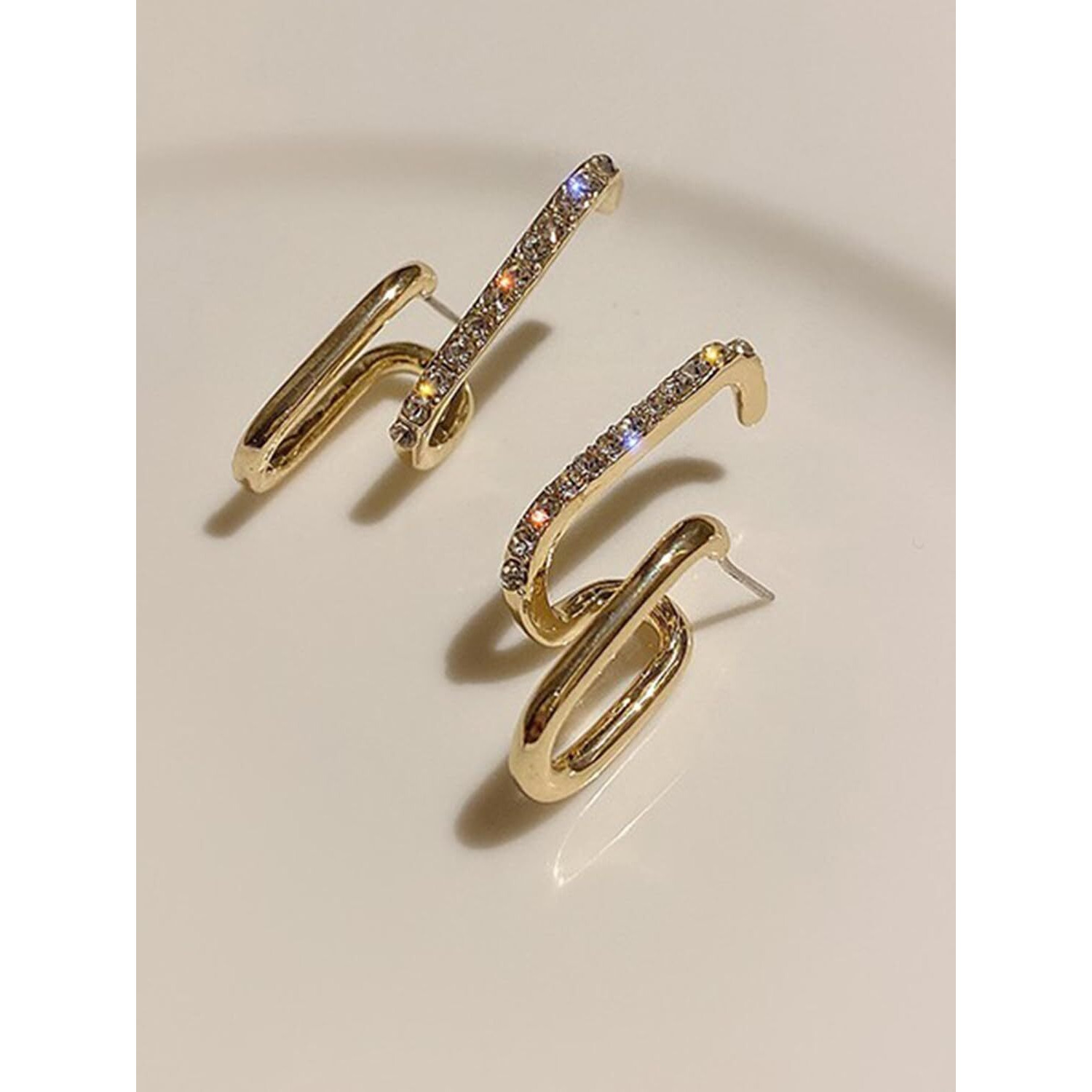Shining Diva Fashion Latest Stylish Ear Cuff Earrings for Women and Girls (sd14979er)(Gold)