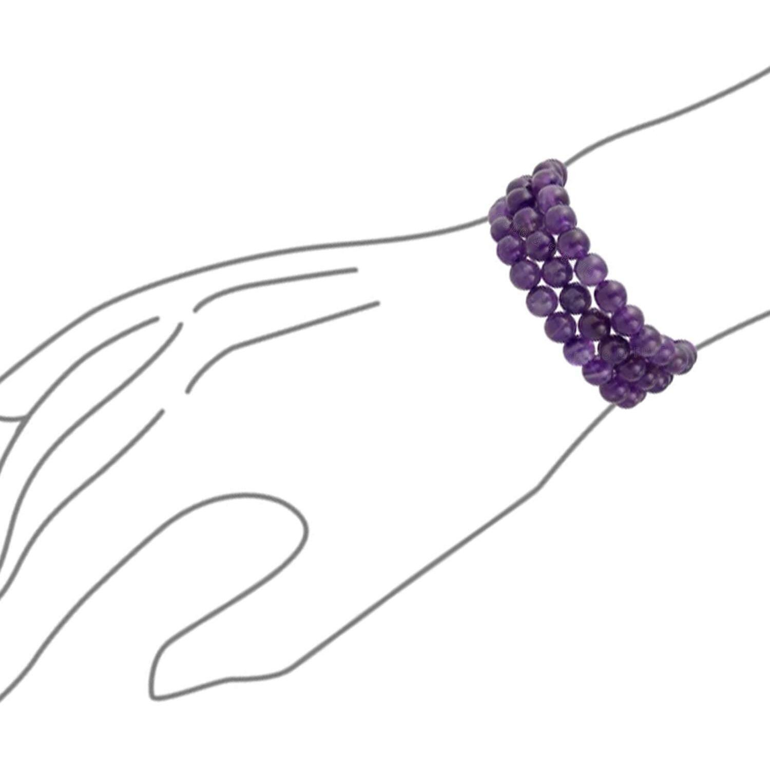 Young & Forever Gift Bracelet for Unisex Adult (Purple)