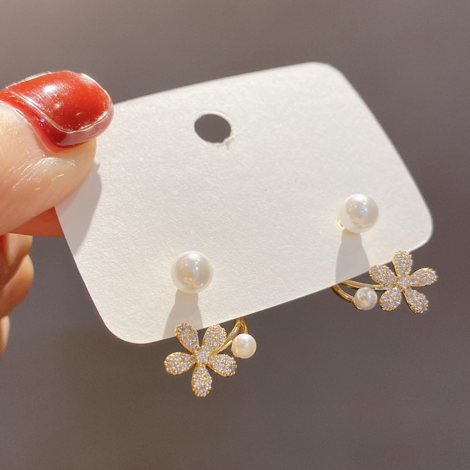 Shining Diva Fashion Latest Stylish Fancy Earrings for Women and Girls (rrsd15435er)(White)