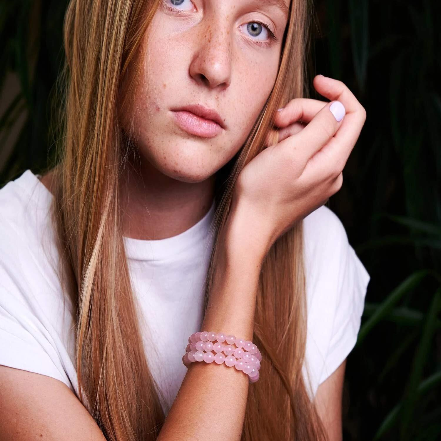 Young & Forever Gift Bracelet for Unisex Adult (Pink)