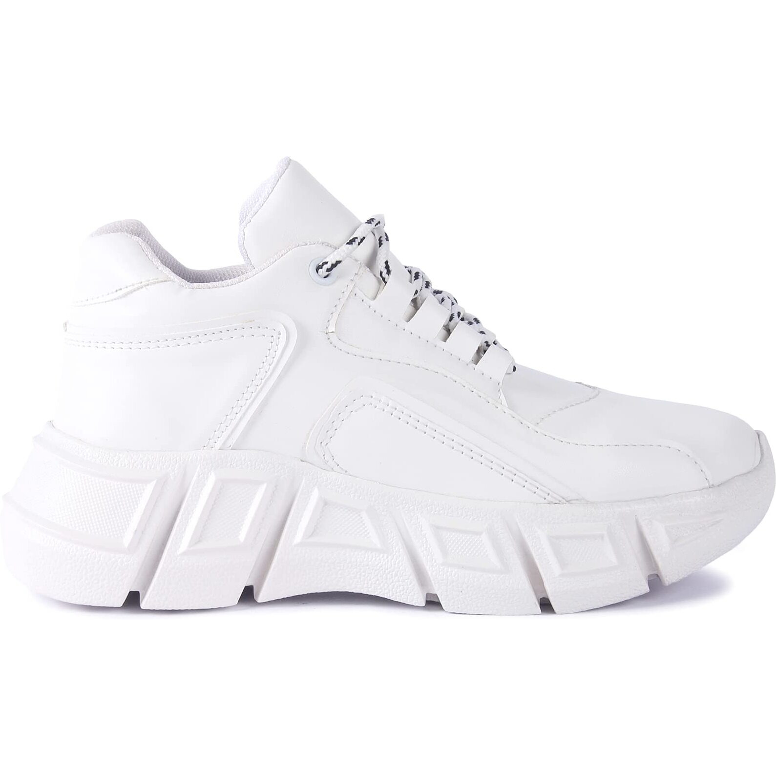 Vendoz Women & Girls White Casual Sports Shoes Sneakers - 38 EU