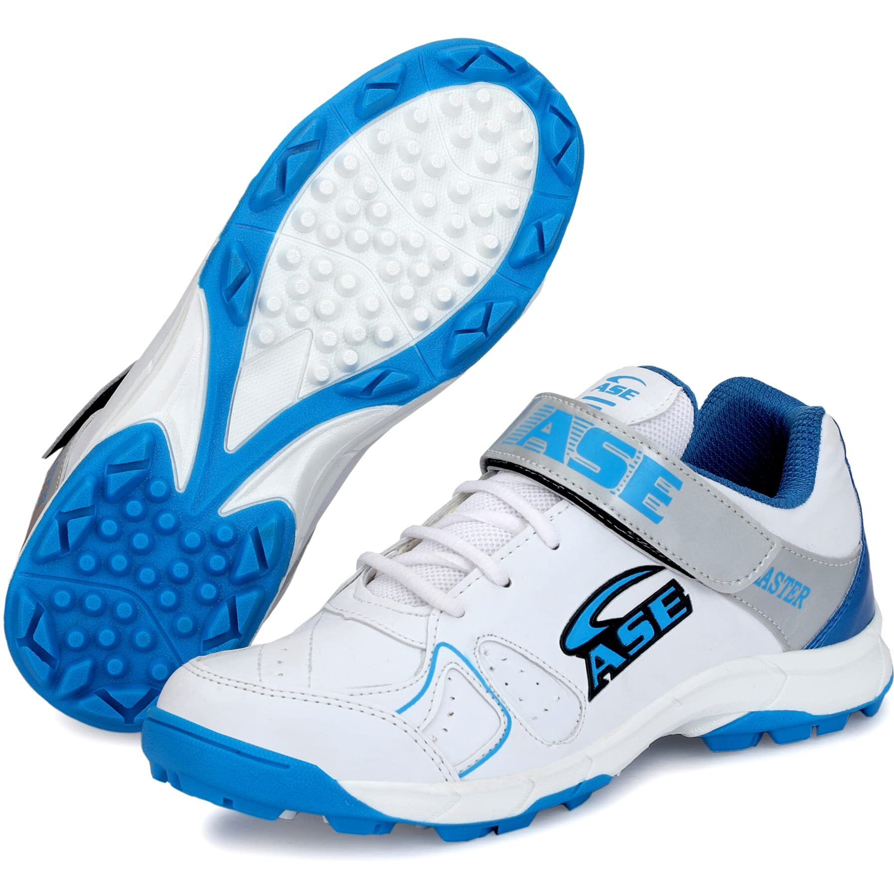 ASE Men's Blue Professional Cricket Shoes 10 UK/IND (CRT009_Blue_10)