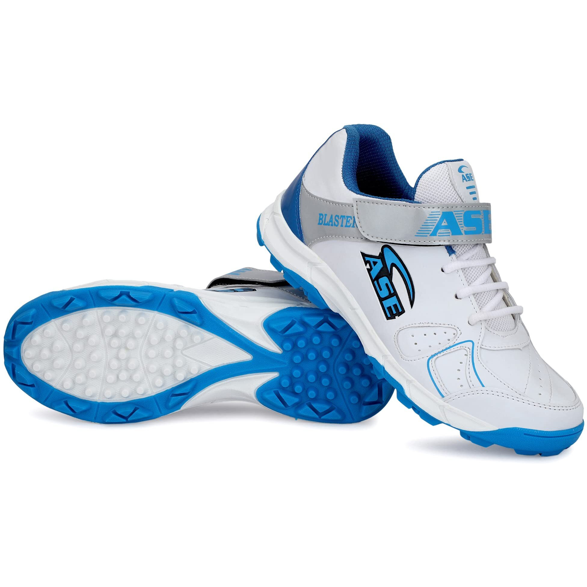 ASE Men's Blue Professional Cricket Shoes 10 UK/IND (CRT009_Blue_10)