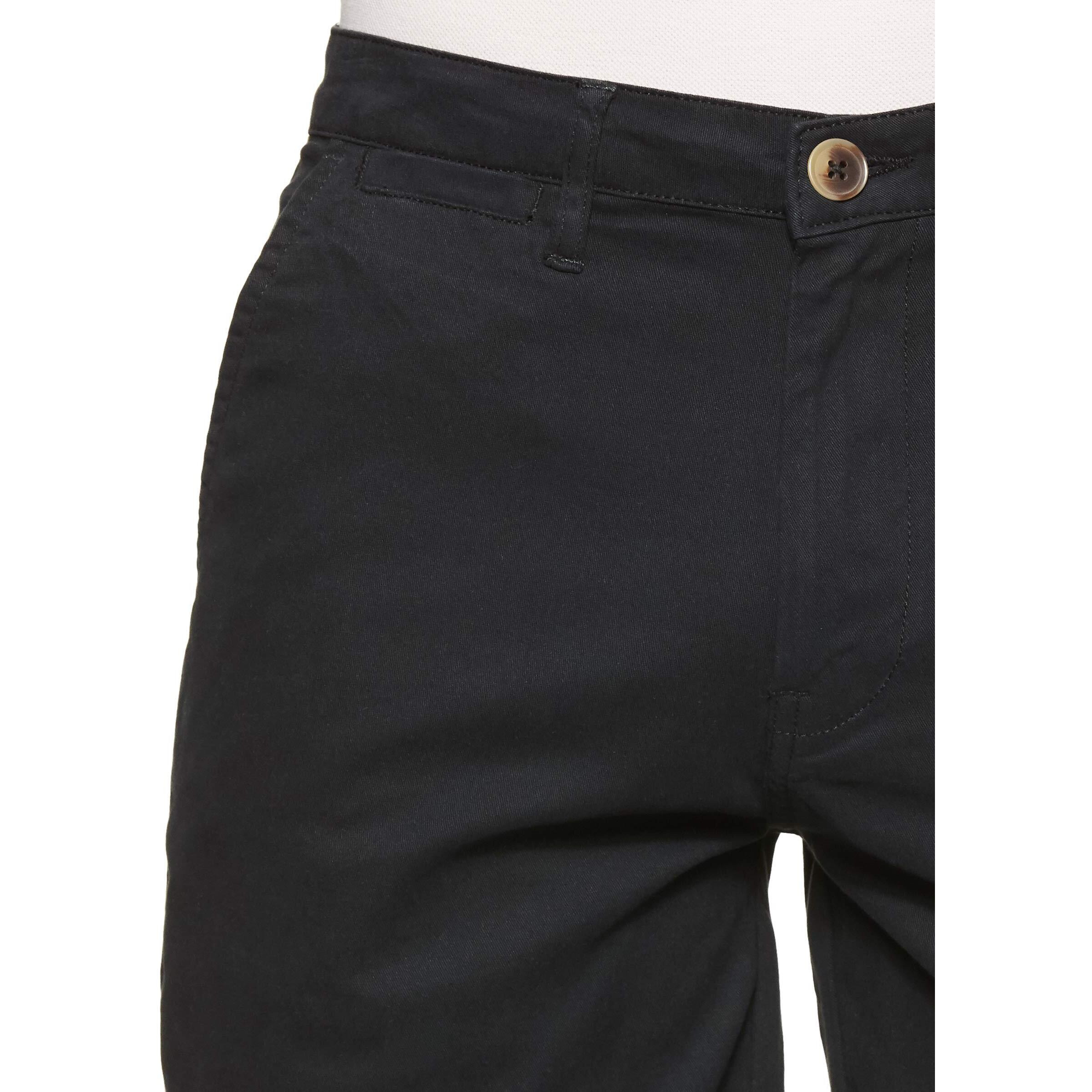 Amazon Brand - Symbol Men's Cotton Chino Shorts | Half Pants | Nikker | Stretchable Lounge Wear (Casual | Summer | Bermuda) (Black2_34)