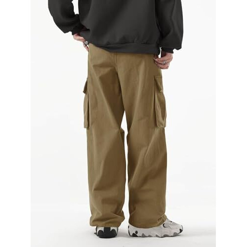 Lymio Men Cargo || Men Cargo Pants || Men Cargo Pants Cotton || Cargos for Men (Cargo-42-45) (in, Alpha, L, Khakhi)