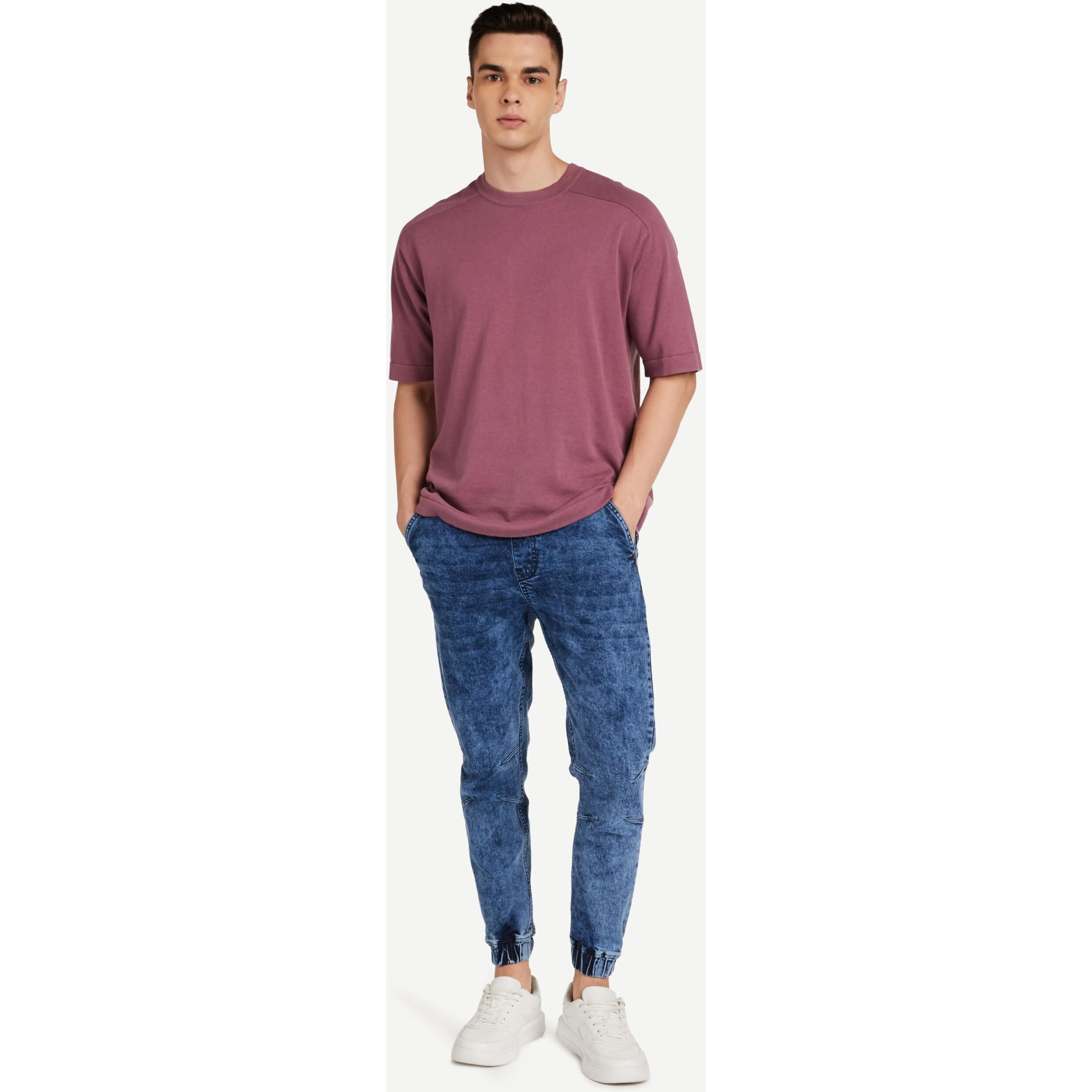 Amazon Brand - INKAST Men's Classic Fit Blue Jeans 34