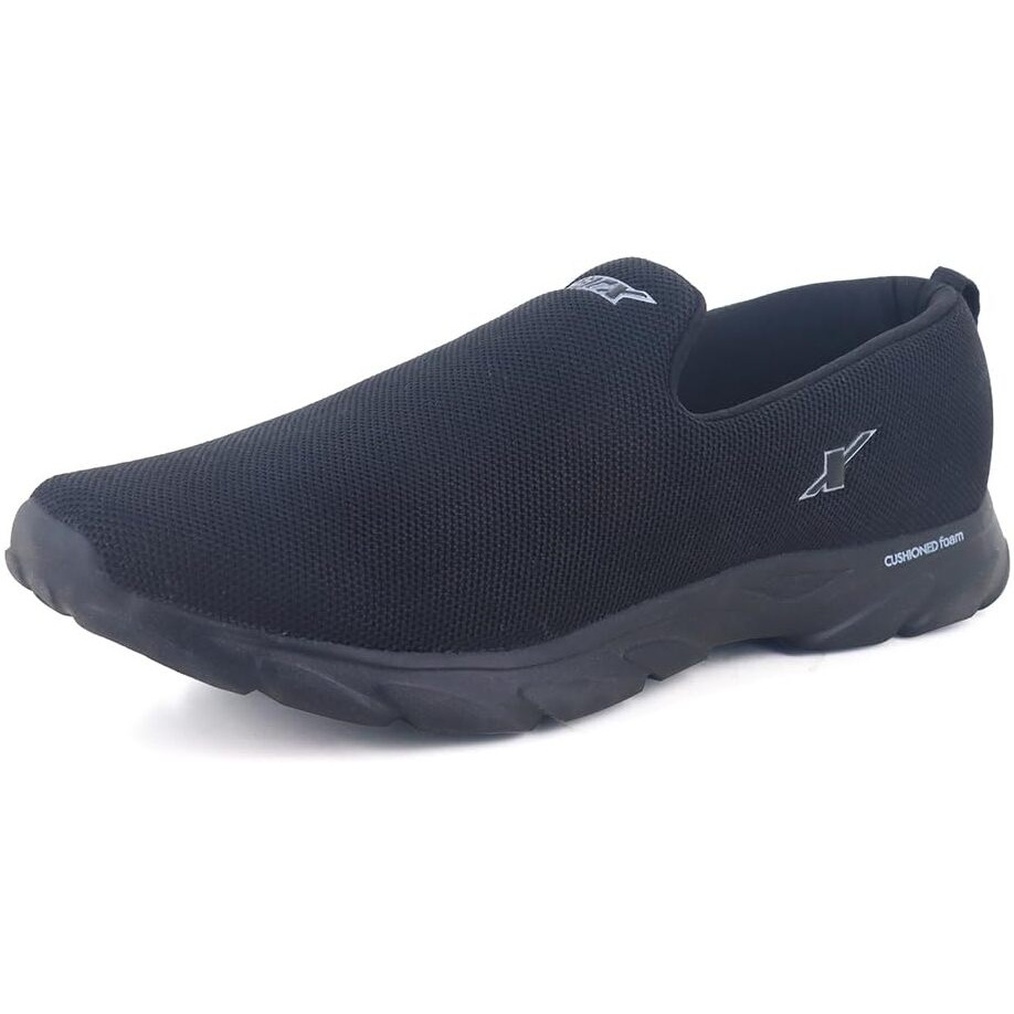SPARX Mens SM 675 | Enhanced Durability & Soft Cushion | Black Running Shoe - 8 UK (SM 675)