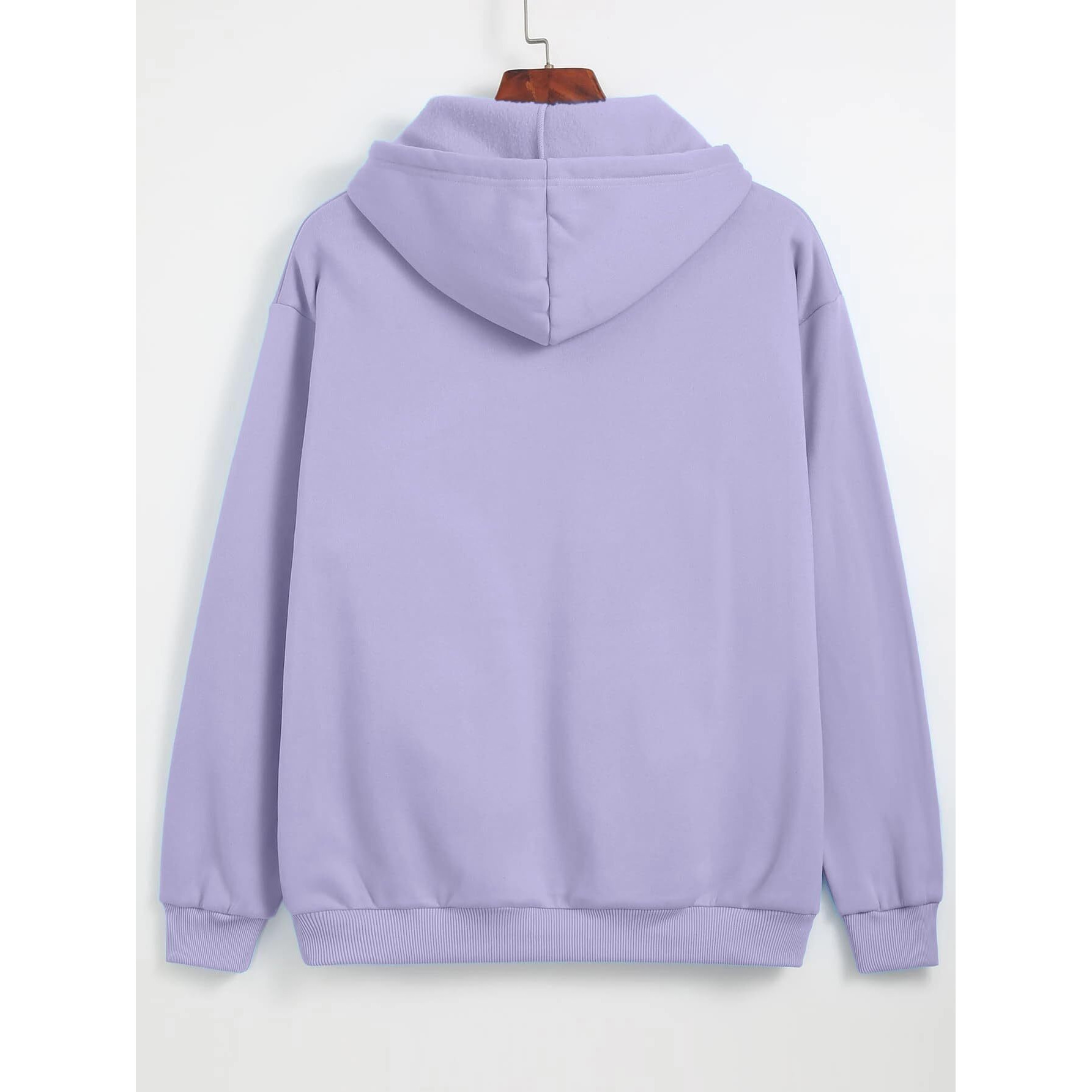 TAGAS Printed Regular Cotton Blend Hoodies for Women || Hooded Women's Hoodies || Sweatshirt for Women || Winter Sweater Hoodie for Women & Girls ||Letest Women Hoodie Stylist HD-7007-LAVENDER-L
