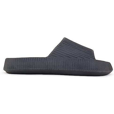 Hygear Men's Xpress Dark Grey Slippers_9 UK (HG-GE-1004)