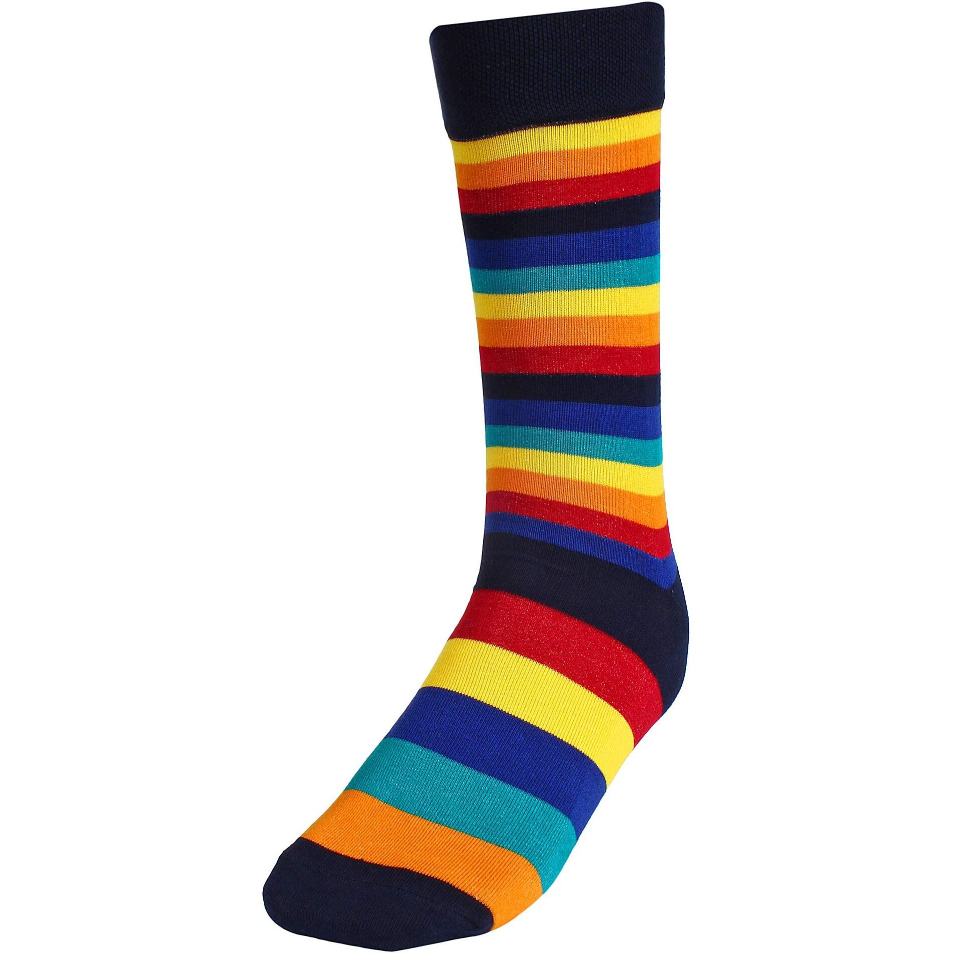 CREATURE Men's Cotton Calf Length 3 Multi Color Casual Socks Combo of 3(SCS-2901)