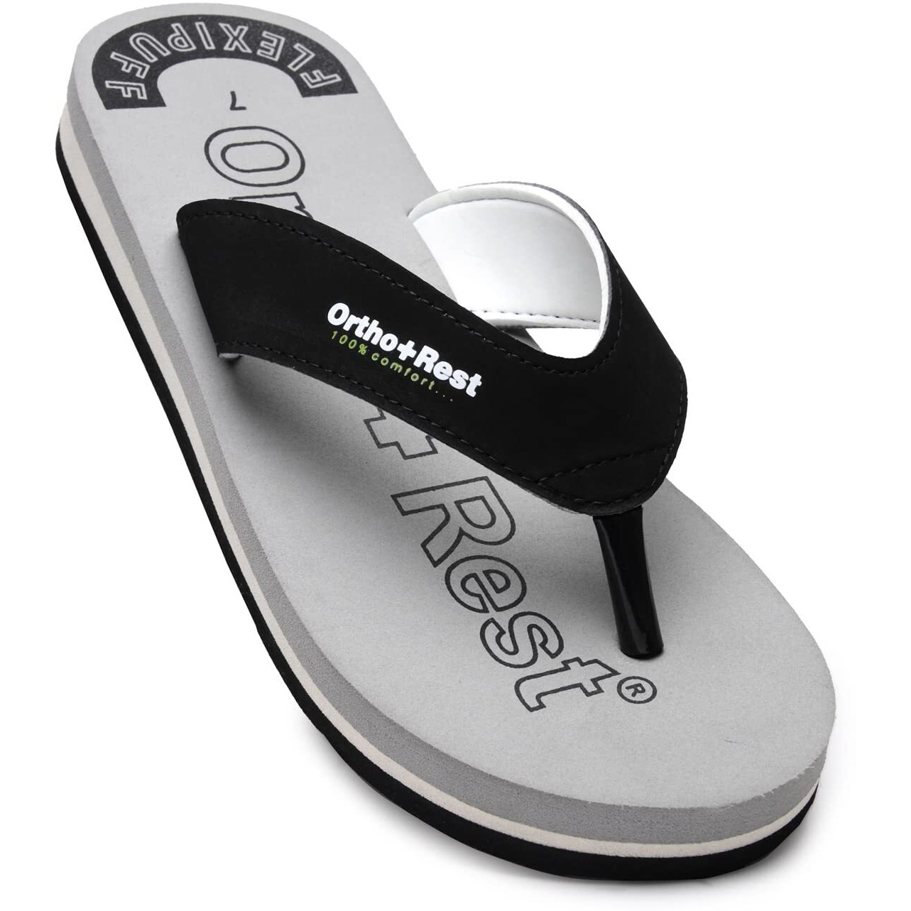 Ortho + Rest Men Slipper Orthopedic Super Soft, Lightweight and Comfortable Flip Flops for Home Daily Use