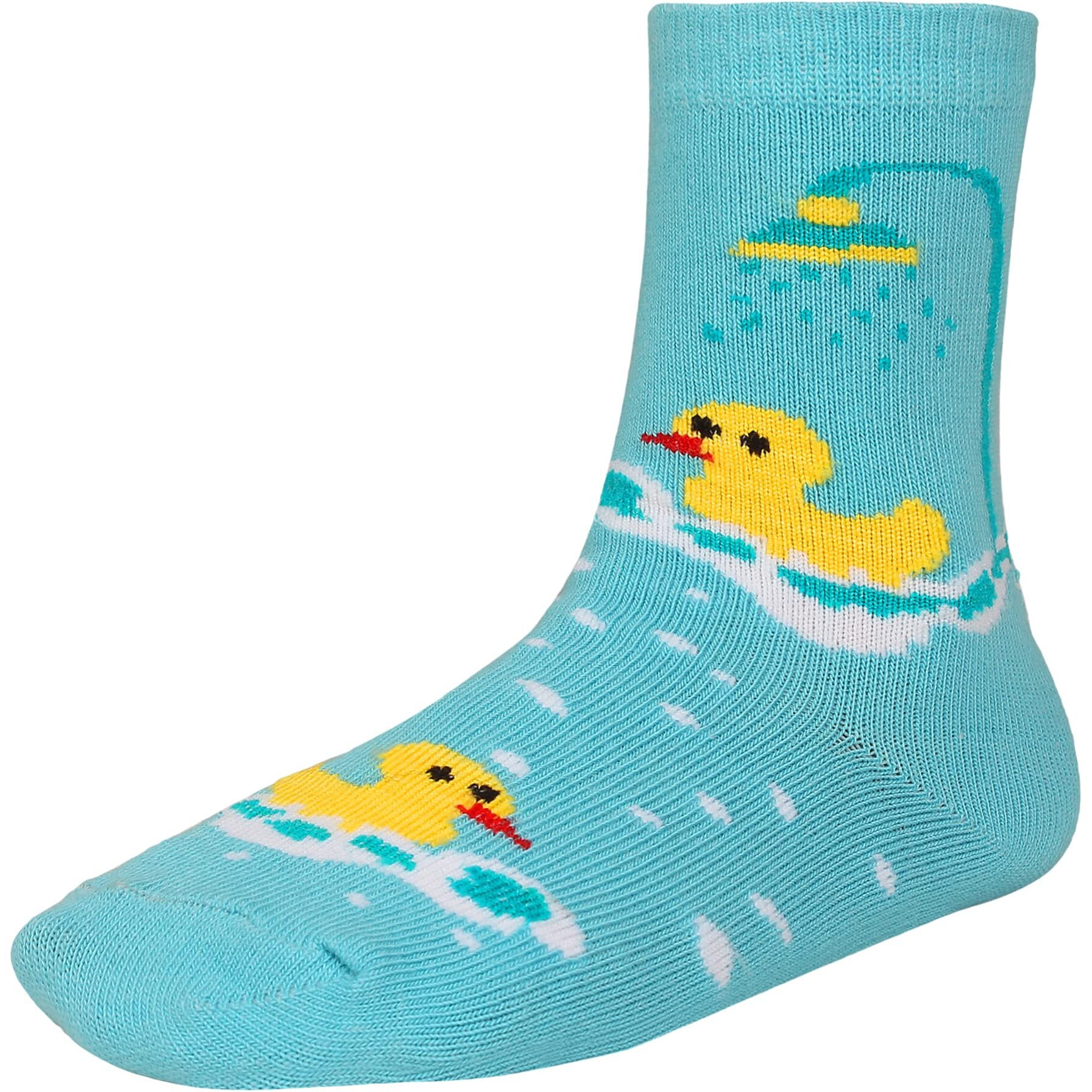 CREATURE Girls And Boys Printed Multicolored Cotton Socks CRE-KIDS-P5-119 (8-9 YEARS)