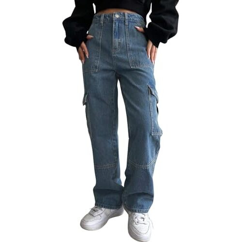 GRECIILOOKS Women Cotton Blend Casual Regular Fit Jeans (Sky Blue, 28)