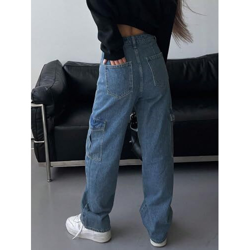 GRECIILOOKS Women Cotton Blend Casual Regular Fit Jeans (Sky Blue, 28)