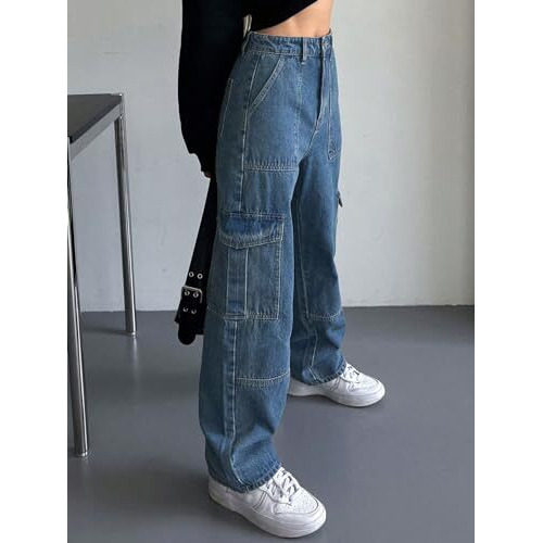GRECIILOOKS Women Cotton Blend Casual Regular Fit Jeans (Sky Blue, 28)