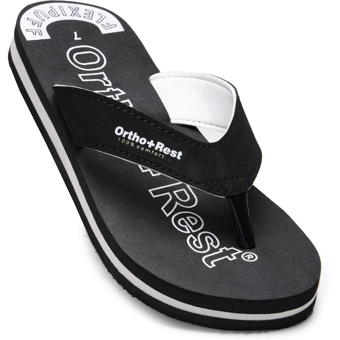 Ortho + Rest Men Slipper Orthopedic Super Soft, Lightweight and Comfortable Flip Flops for Home Daily Use