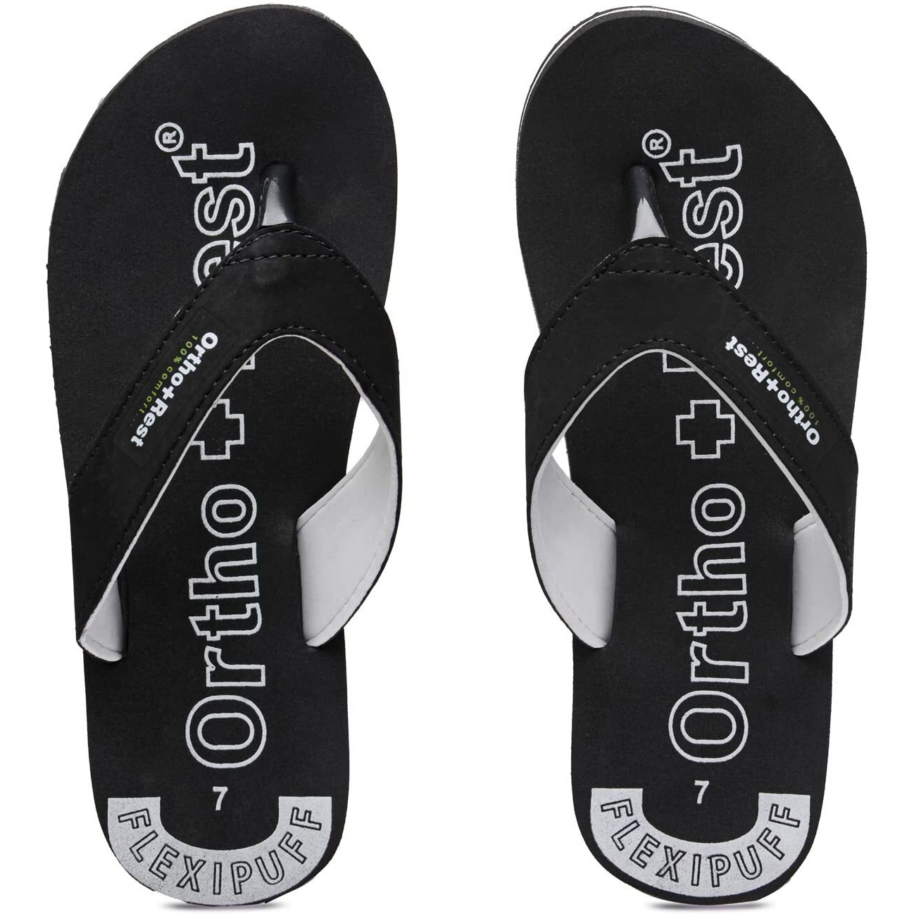 Ortho + Rest Men Slipper Orthopedic Super Soft, Lightweight and Comfortable Flip Flops for Home Daily Use