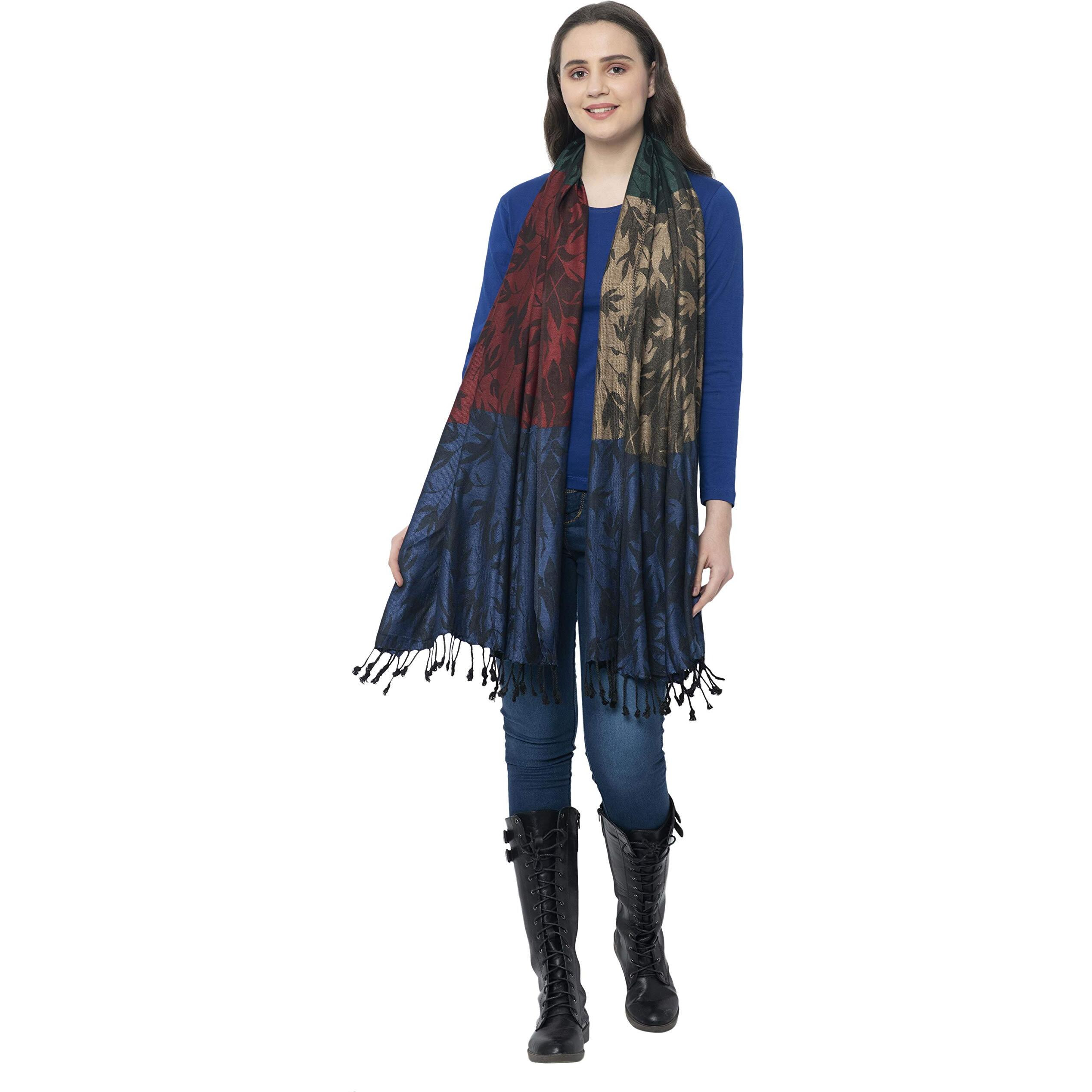 Weavers Villa Women's Stole, Multicolour, 70cm X 200cm