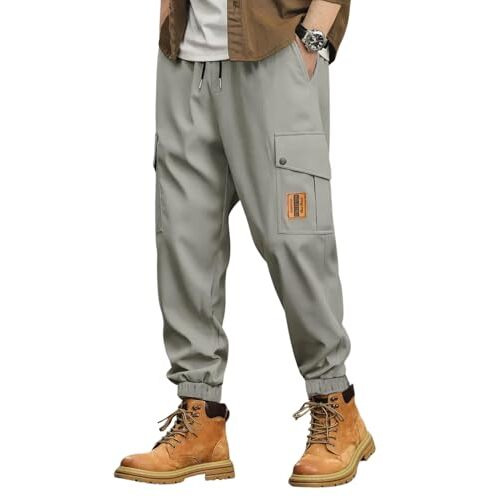 Lymio Men Cargo || Men Cargo Pants || Men Cargo Pants Cotton || Cargos for Men (Cargo-73-Apricot-M)