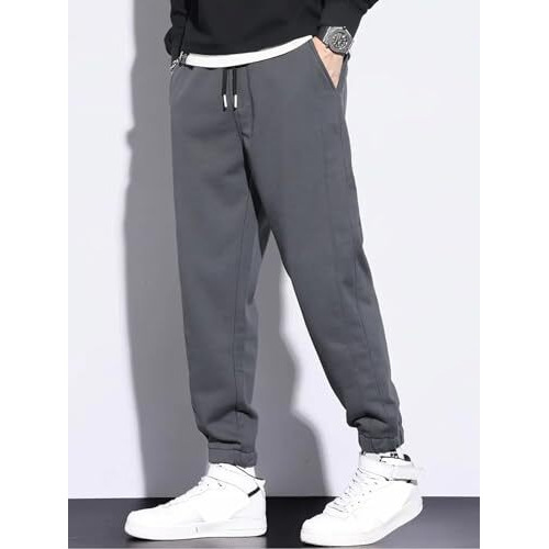 Lymio Men Joggers ||Track Pant for Men || Men Joggers || Printed Joggers (TP-29-31) (L, Grey)