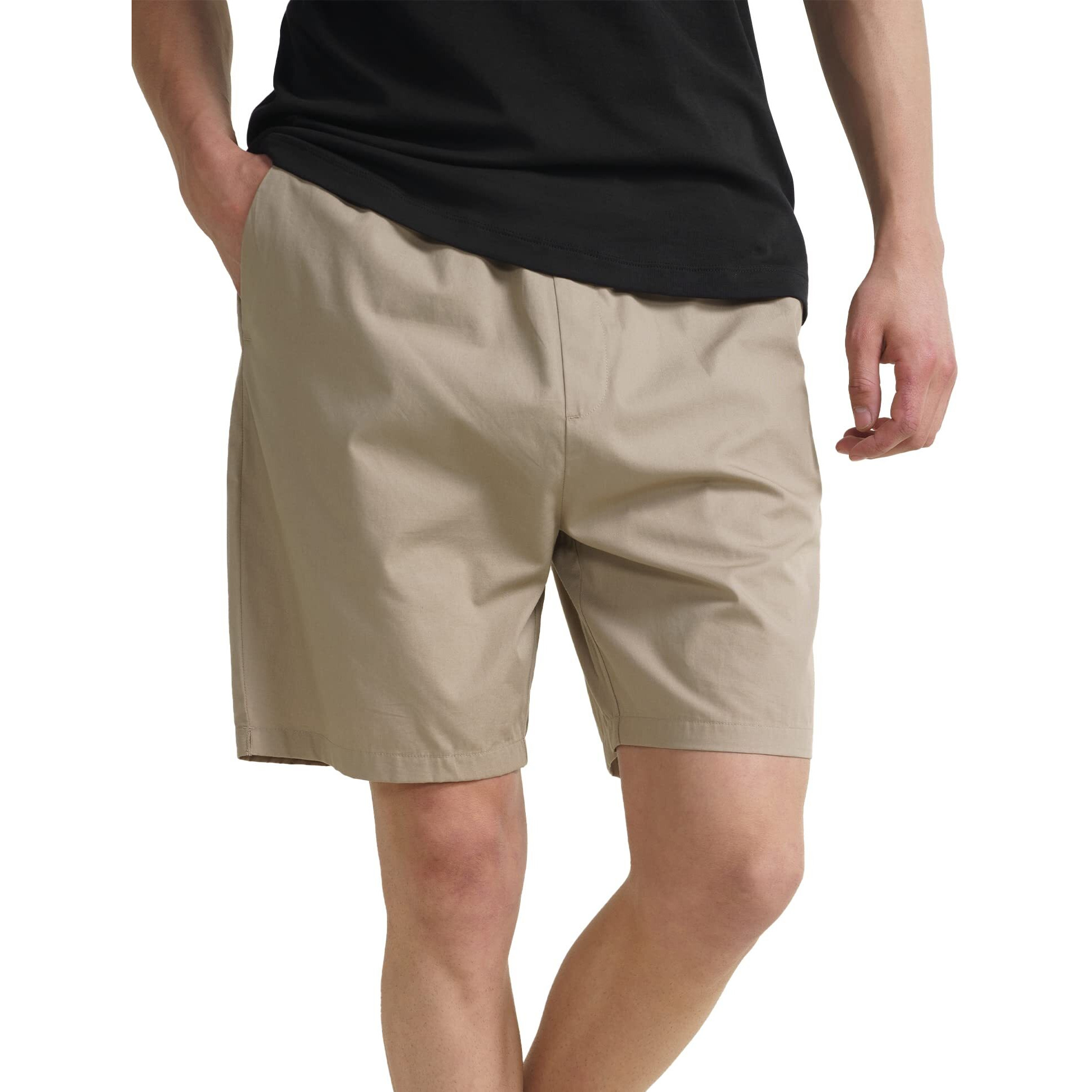 DAMENSCH Statement Ultra-Light Casual Lounge Shorts-Pack of 1-Hommie Beige-Medium