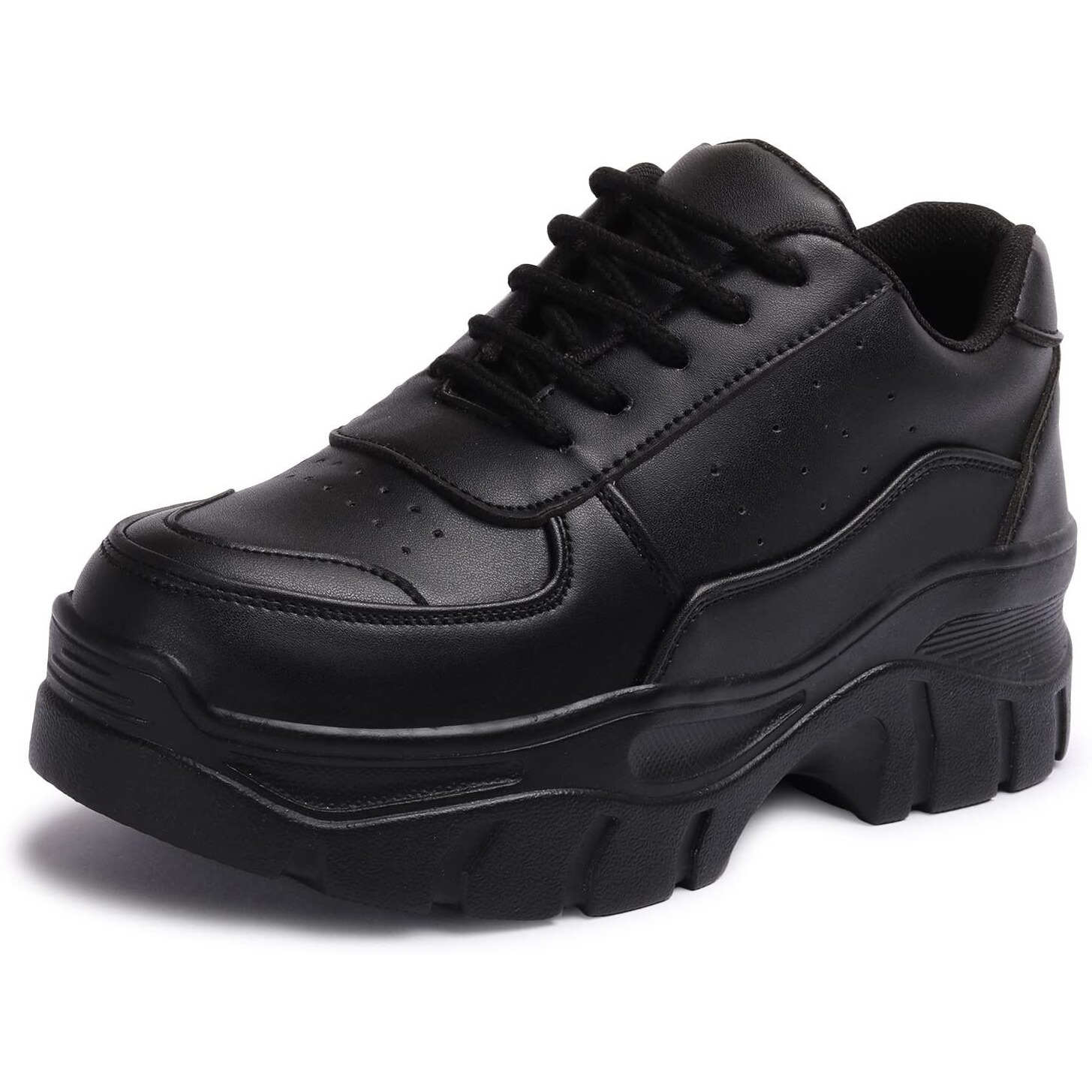 Vendoz Women Black Casual Sneaker - 38 EU