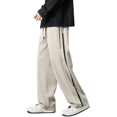 Lymio Track Pant for Men || Track Pants || Plain Track Pant (TP-40-Beige-L)